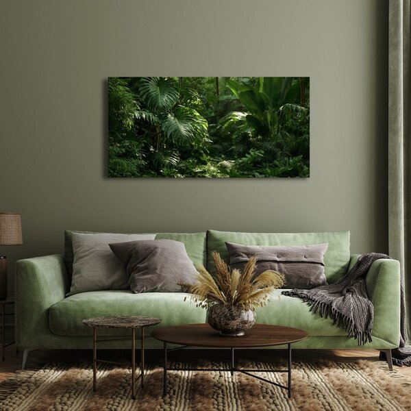 Quadro su tela – Foresta pluviale tra le foglie