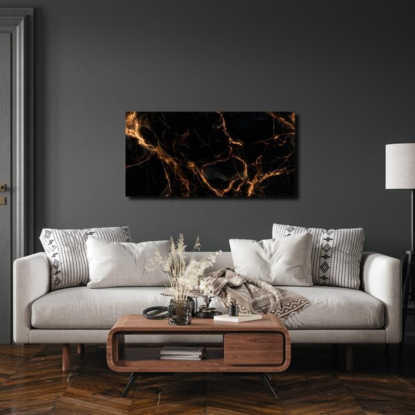 Quadro su tela – Crepe dorate astratte