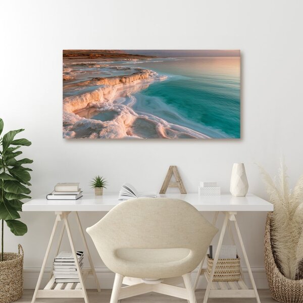Quadro su tela – Acque calme e rive salate