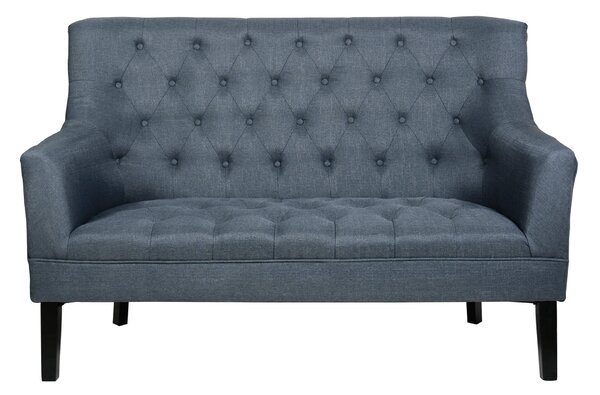 Divano 3 Posti 103x72x150 cm in Tessuto Blu