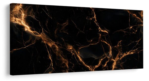 Quadro su tela – Crepe dorate astratte