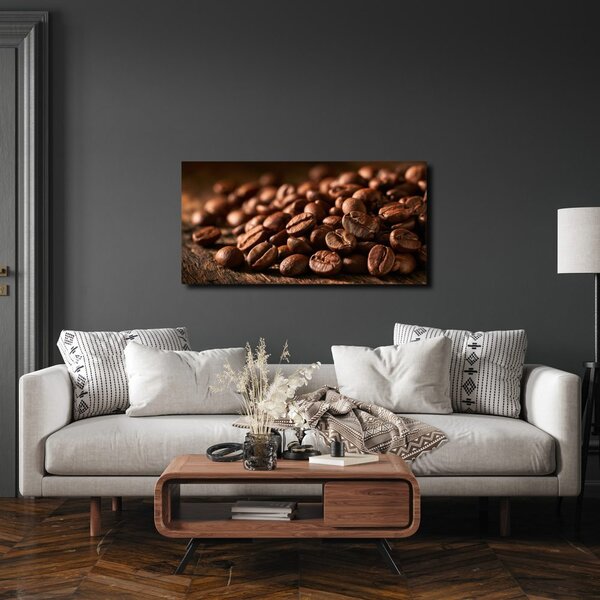 Quadro su tela – Mucchio di caffè appena tostato