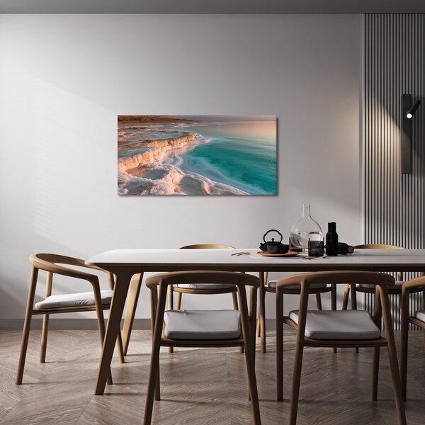 Quadro su tela – Acque calme e rive salate