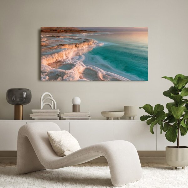 Quadro su tela – Acque calme e rive salate