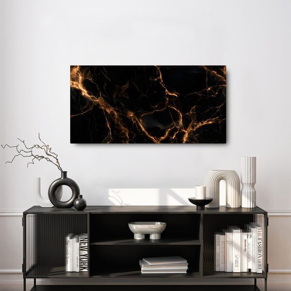 Quadro su tela – Crepe dorate astratte