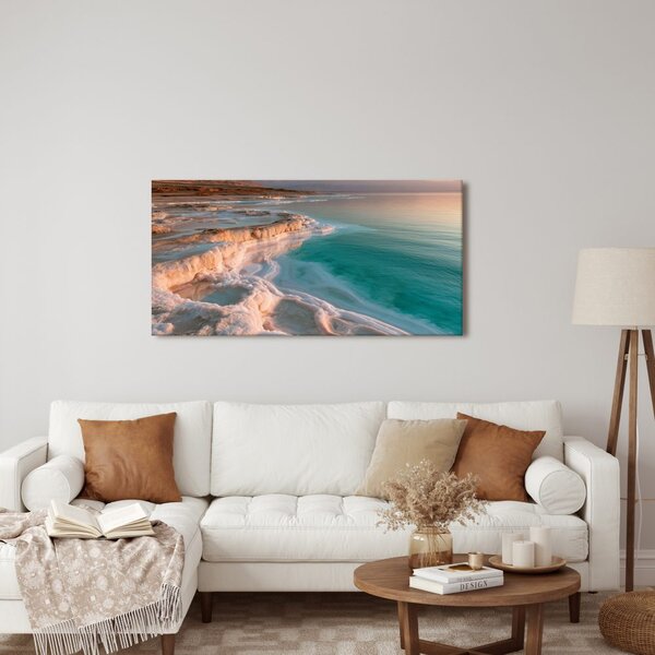 Quadro su tela – Acque calme e rive salate
