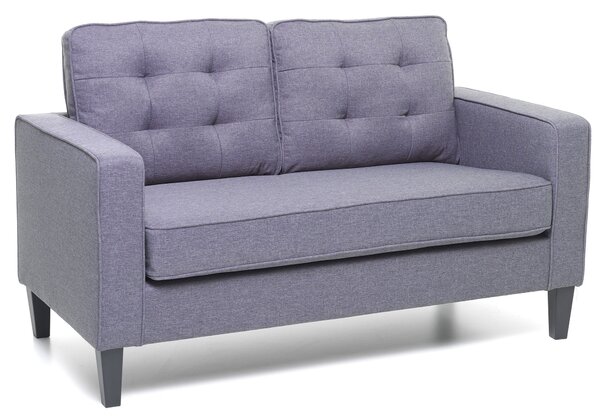Divano 2 Posti 145x78x95 cm in Tessuto Blu