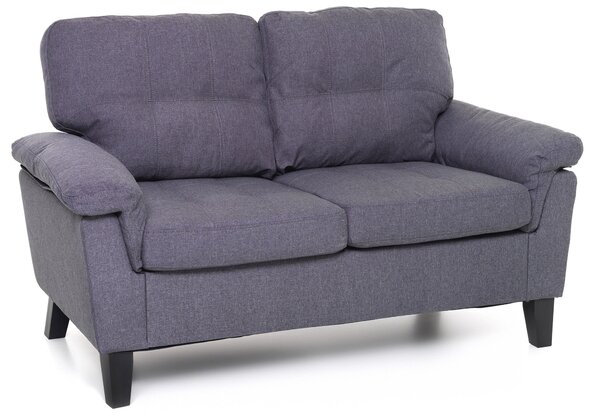 Divano 2 Posti 145x78x95 cm in Tessuto Blu