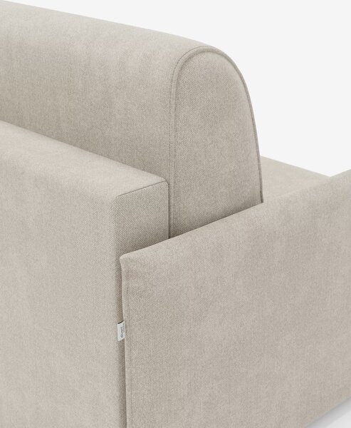 Evans poltrona letto compatta con materasso - sfoderabile in tessuto s