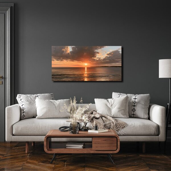 Quadro su tela – Riflesso serale sull’acqua