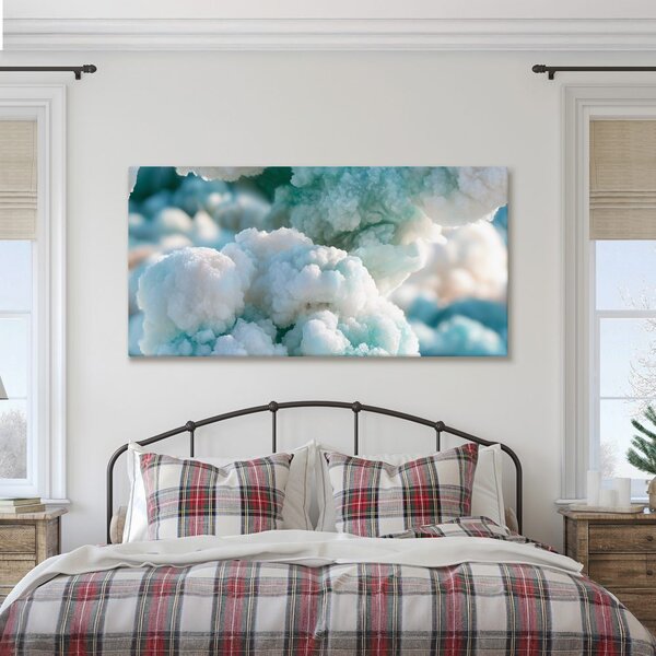 Quadro su tela – Paesaggio cristallino onirico in blu