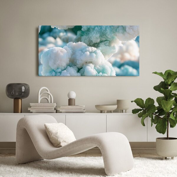 Quadro su tela – Paesaggio cristallino onirico in blu