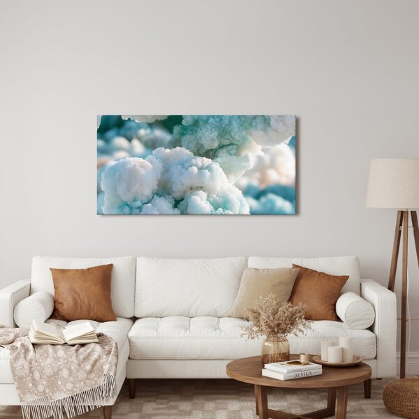 Quadro su tela – Paesaggio cristallino onirico in blu