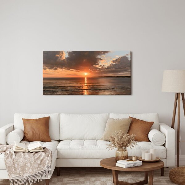 Quadro su tela – Riflesso serale sull’acqua