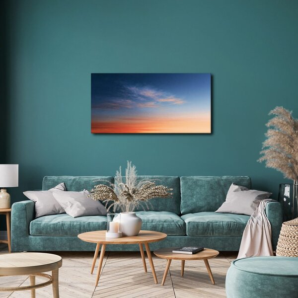 Quadro su tela – Cielo pastello sopra l’orizzonte