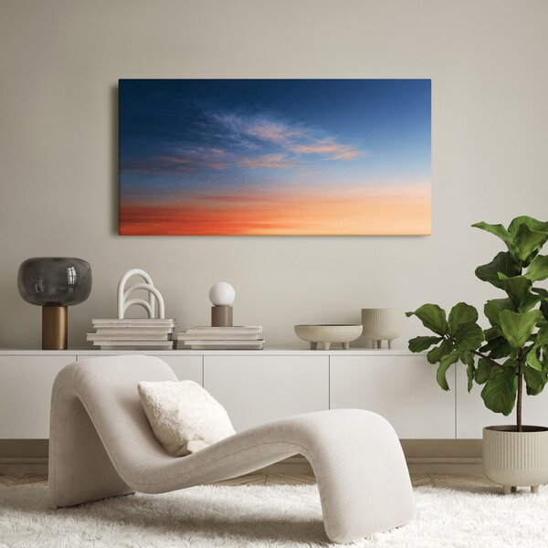 Quadro su tela – Cielo pastello sopra l’orizzonte