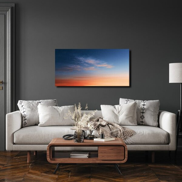 Quadro su tela – Cielo pastello sopra l’orizzonte