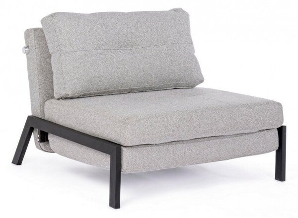 Divano Letto 1 Ripiano Hayden Beige in Tessuto