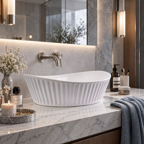 Lavabo da appoggio Rea Evelin