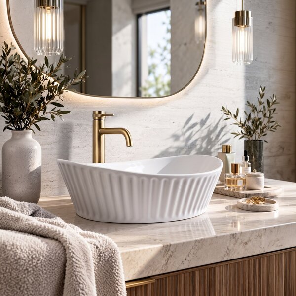 Lavabo da appoggio Rea Evelin