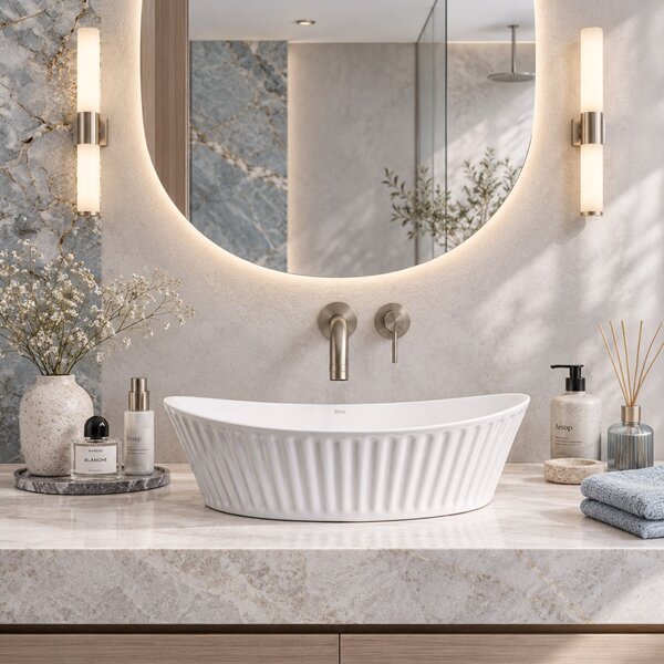Lavabo da appoggio Rea Evelin