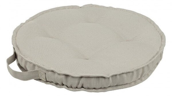 Cuscino Tondo Poly230 Beige in Tessuto per Esterno