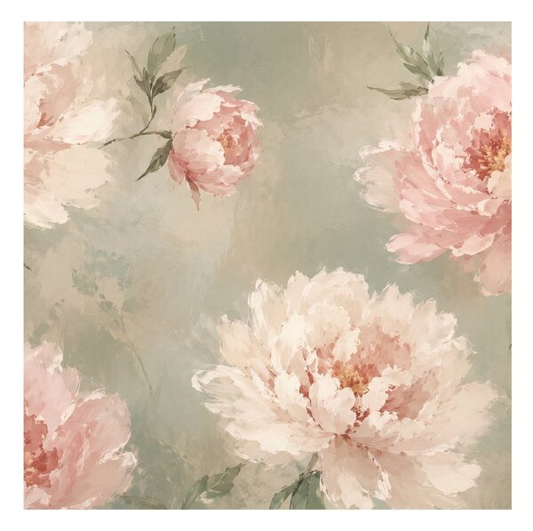 Quadro su tela – Romantici fiori di peonia