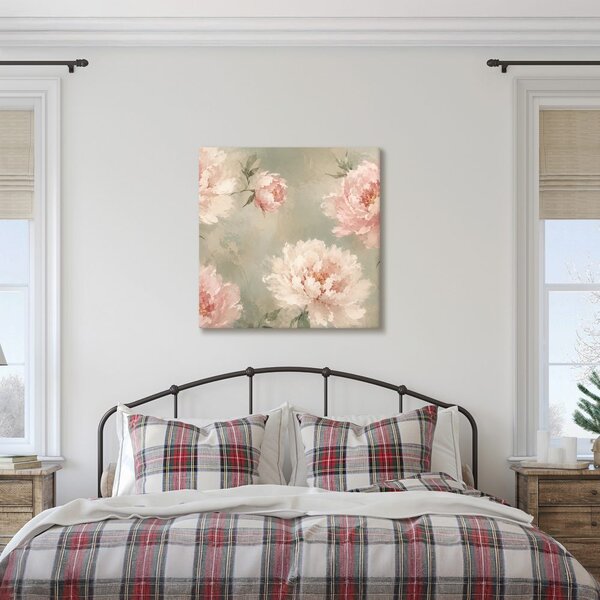 Quadro su tela – Romantici fiori di peonia