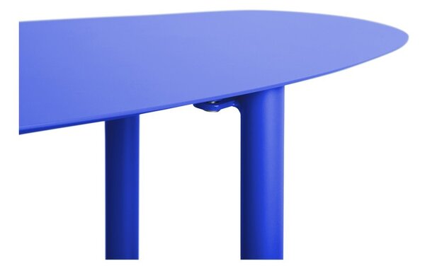 Scaffale blu in metallo 90x82x28 cm Cool Retro – Leitmotiv