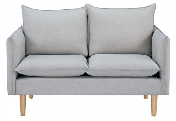 Divano 2 Posti Florin 130x84x51 h cm in Tessuto Beige