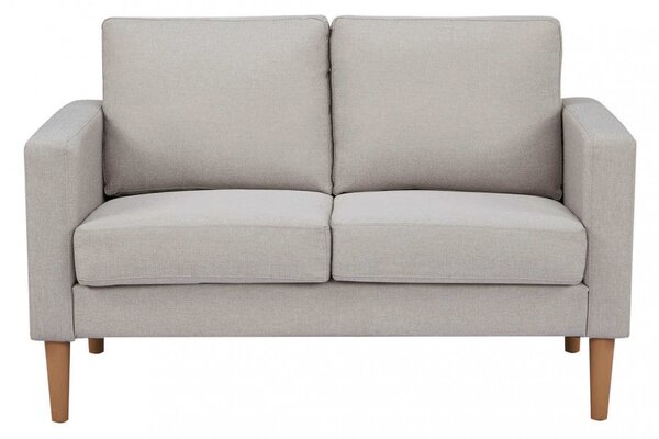 Divano 2 Posti Ramsey 137x73x82 h cm in Tessuto Beige