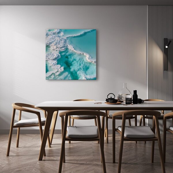 Quadro su tela – Cascate di acqua turchese