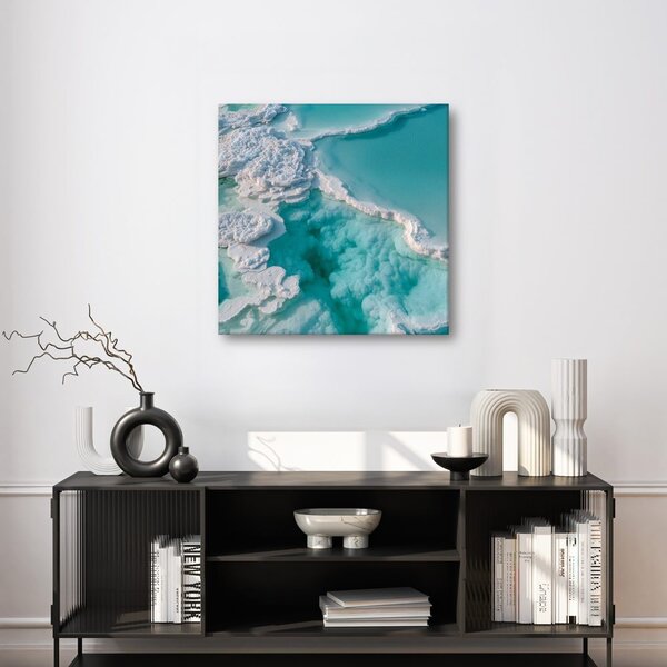 Quadro su tela – Cascate di acqua turchese