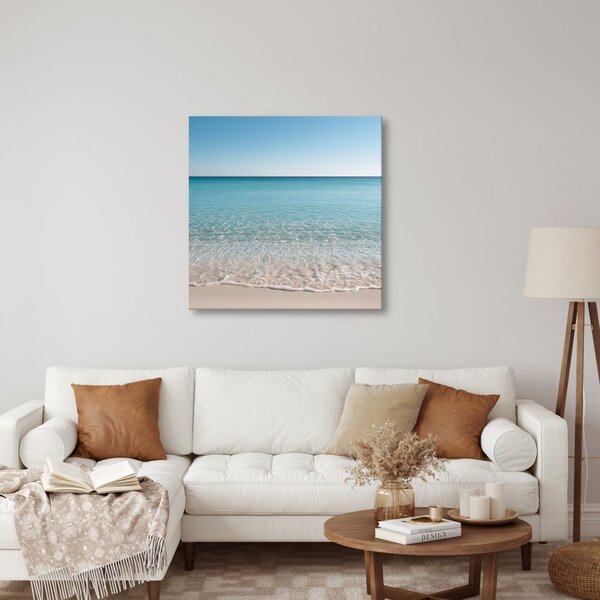Quadro su tela – Onde delicate sulla spiaggia