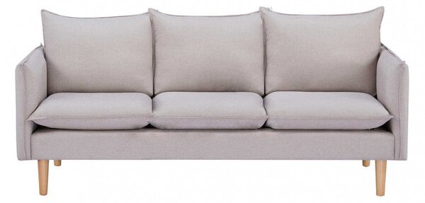 Divano 3 Posti Florin 188x84x51 h cm in Tessuto Beige