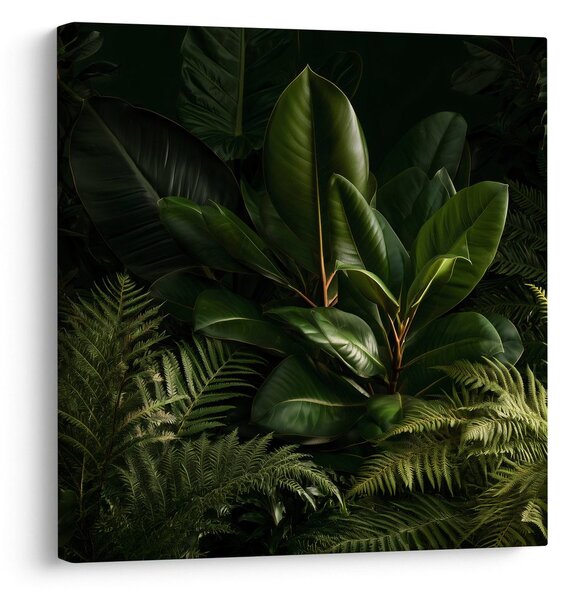 Quadro su tela – Giungla verde con felci