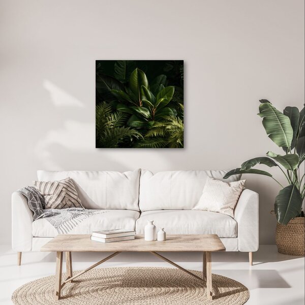 Quadro su tela – Giungla verde con felci
