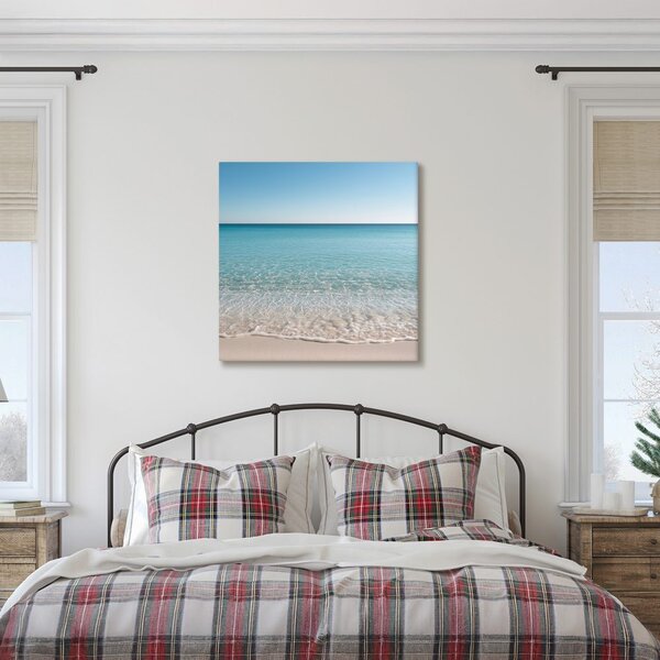 Quadro su tela – Onde delicate sulla spiaggia