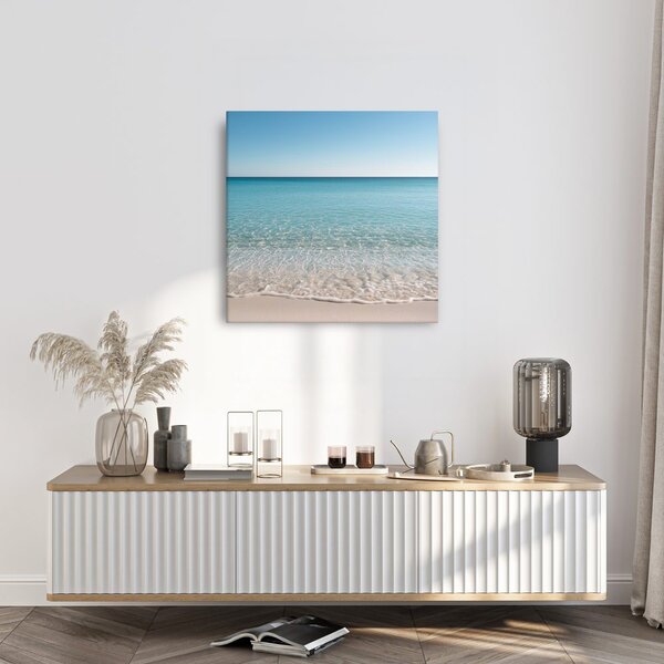 Quadro su tela – Onde delicate sulla spiaggia