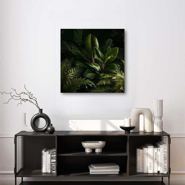 Quadro su tela – Giungla verde con felci