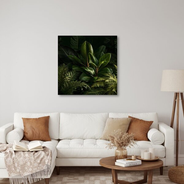 Quadro su tela – Giungla verde con felci
