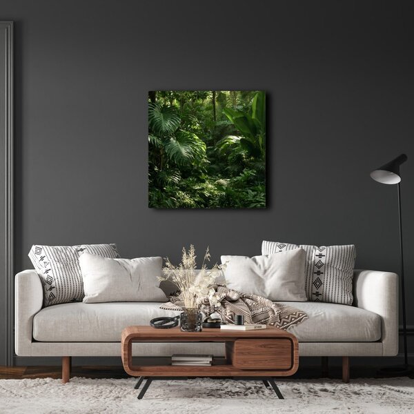 Quadro su tela – Verde esotico della foresta tropicale