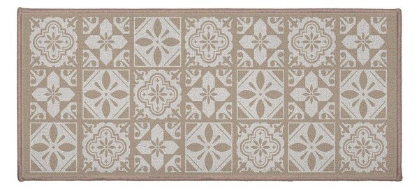 Passatoia beige lavabile 50x120 cm Constantine – douceur d'intérieur