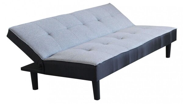 Divano Letto Alvin 180x86x78 cm in Tessuto Grigio