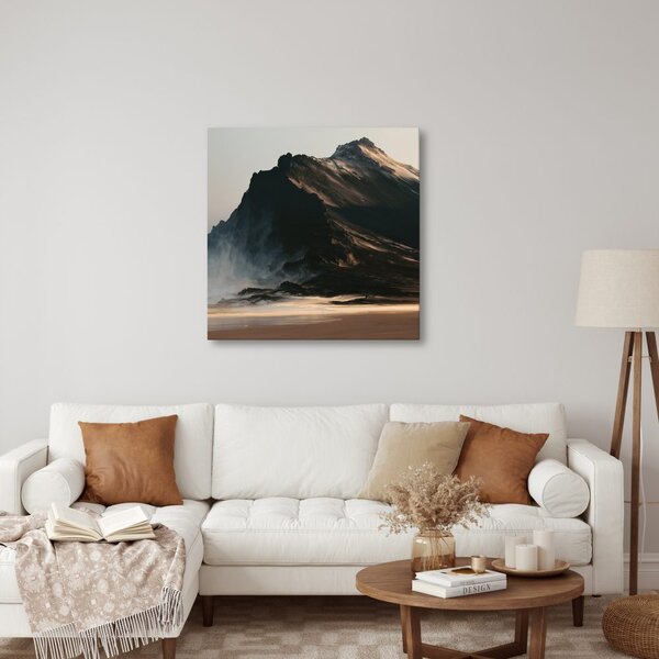 Quadro su tela – Montagna drammatica nella luce del mattino