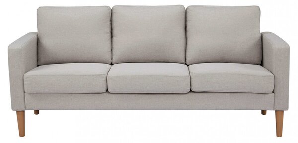 Divano 3 Posti Ramsey 180x73x82 h cm in Tessuto Beige