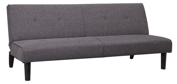 Divano Letto Prontoletto Click Clack Rivestimento in Tessuto Grigio Oliver