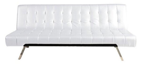 Divano Letto Prontoletto Click Clack Rivestimento in Similpelle Beige Darrel