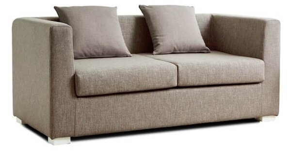 Divano Attesa 2 Posti in Tessuto Beige Dorel