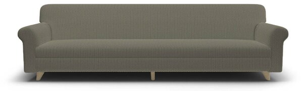 Copridivano Elasticizzato 1 Posto in Poliestere e Cotone Fashionable Tortora